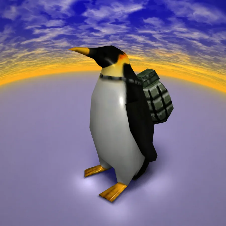 penh with the grenade on his back